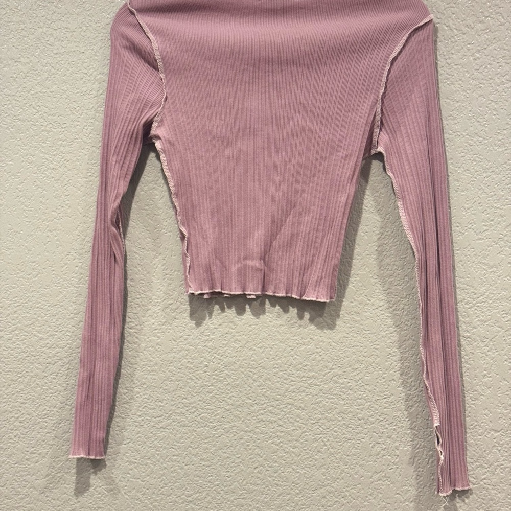 Not Your Baby Graphic Tee crop top in color Dusk